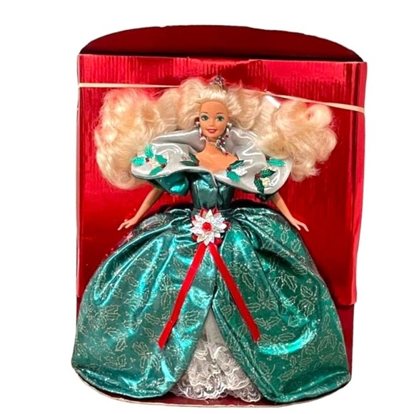 Barbie Other - 𝅺HAPPY Holidays Barbie Doll. 1995. Special Edition.No Box